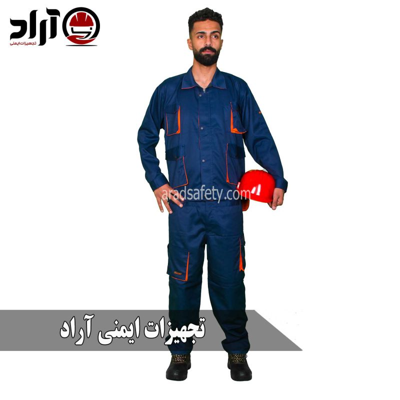 لباس کار مهندسی پاور سرمه ای