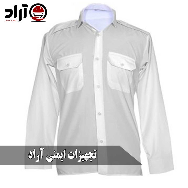 پیراهن نگهبانی سفید