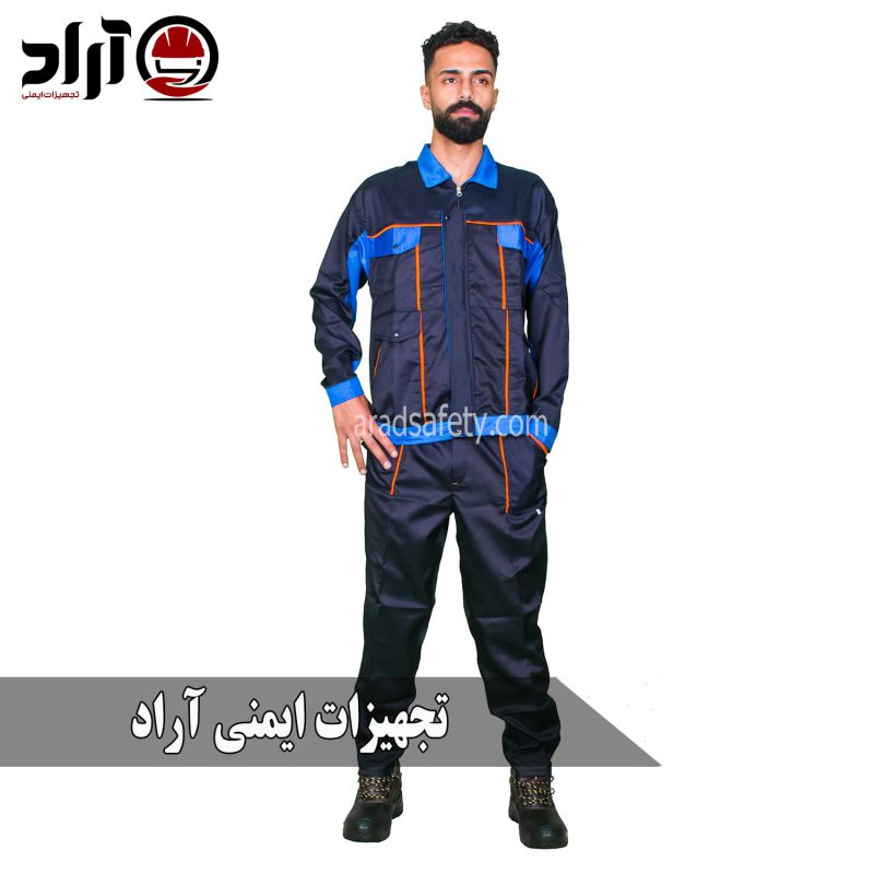 لباس کار بوفالو سرمه ای آبی