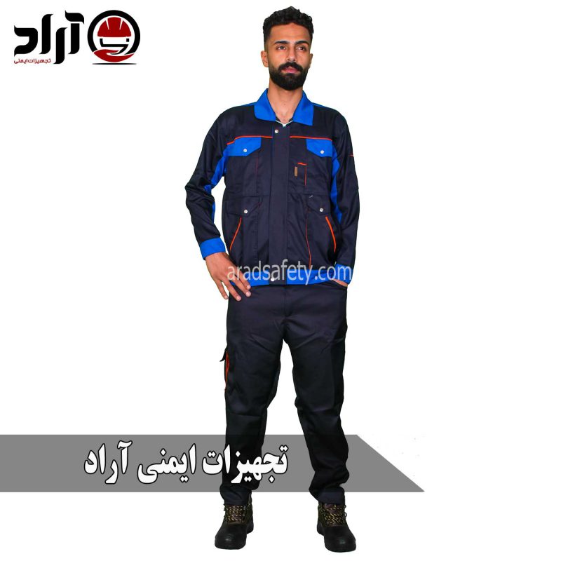 لباس کار بوفالو درجه یک سرمه ای آبی