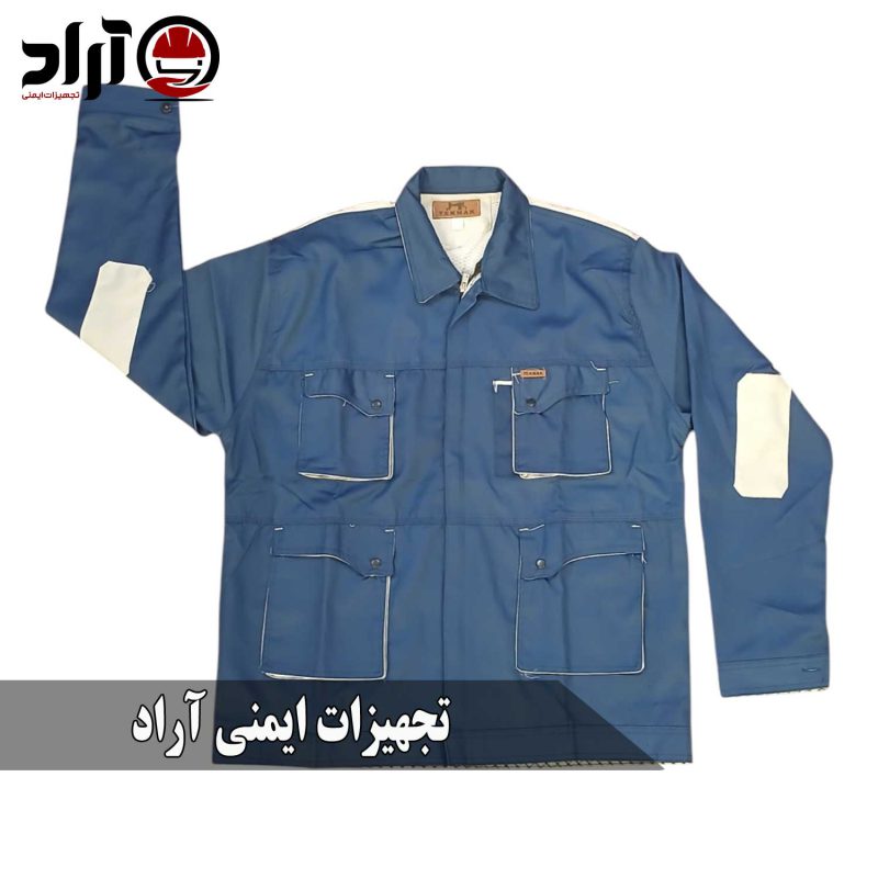 کاپشن کار ست ورک آبی نفتی