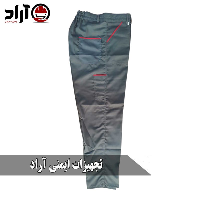 شلوار کار سیلوری طوسی