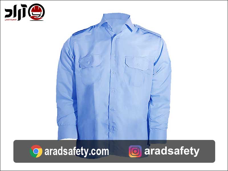 قیمت پیراهن نگهبانی آبی