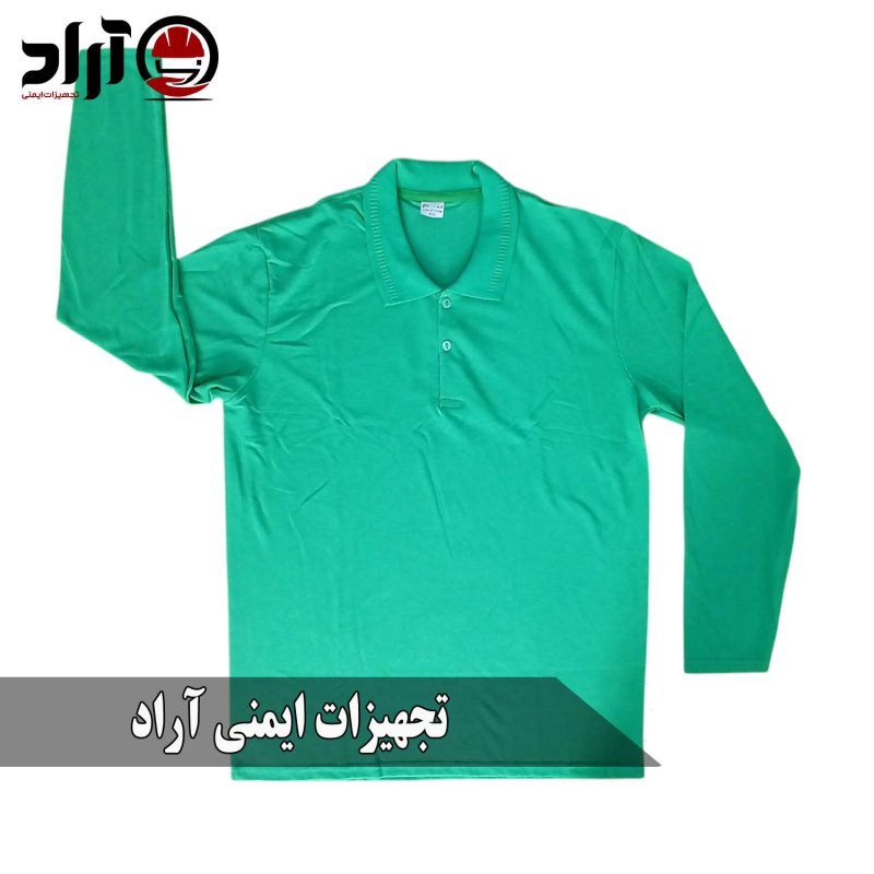 تیشرت کار آستین بلند نارنجی