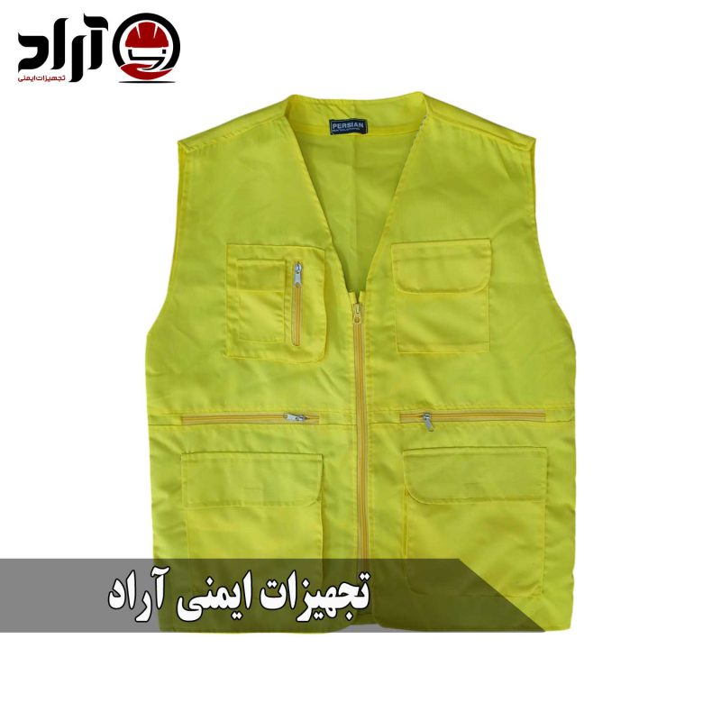 جلیقه خبرنگاری زرد