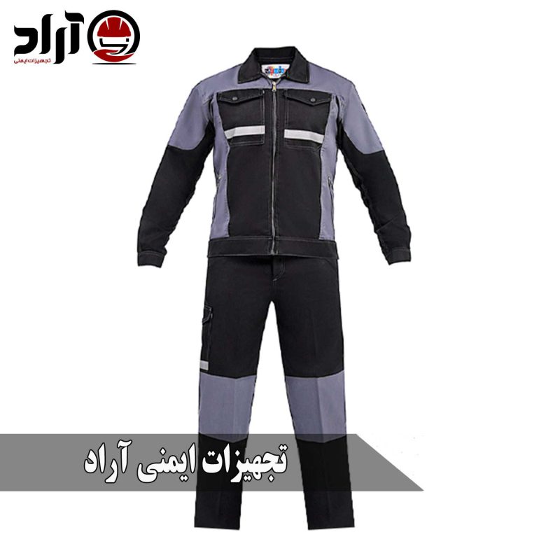 لباس کار آراد طوسی مشکی