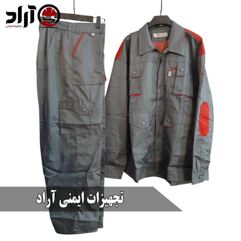 لباس کار ست ورک مهرشاد طوسی قرمز