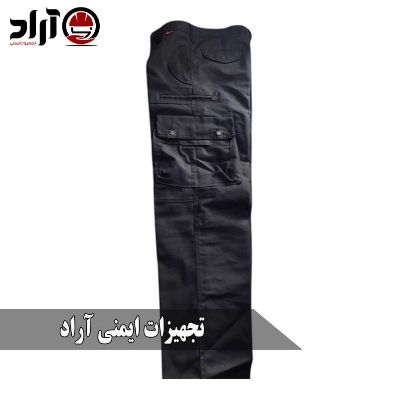 شلوار کار کتان شش جیب