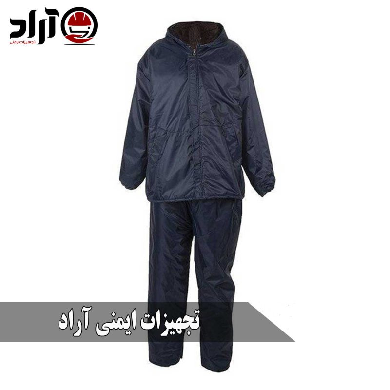 کاپشن شلوار خزدار سرمه ای