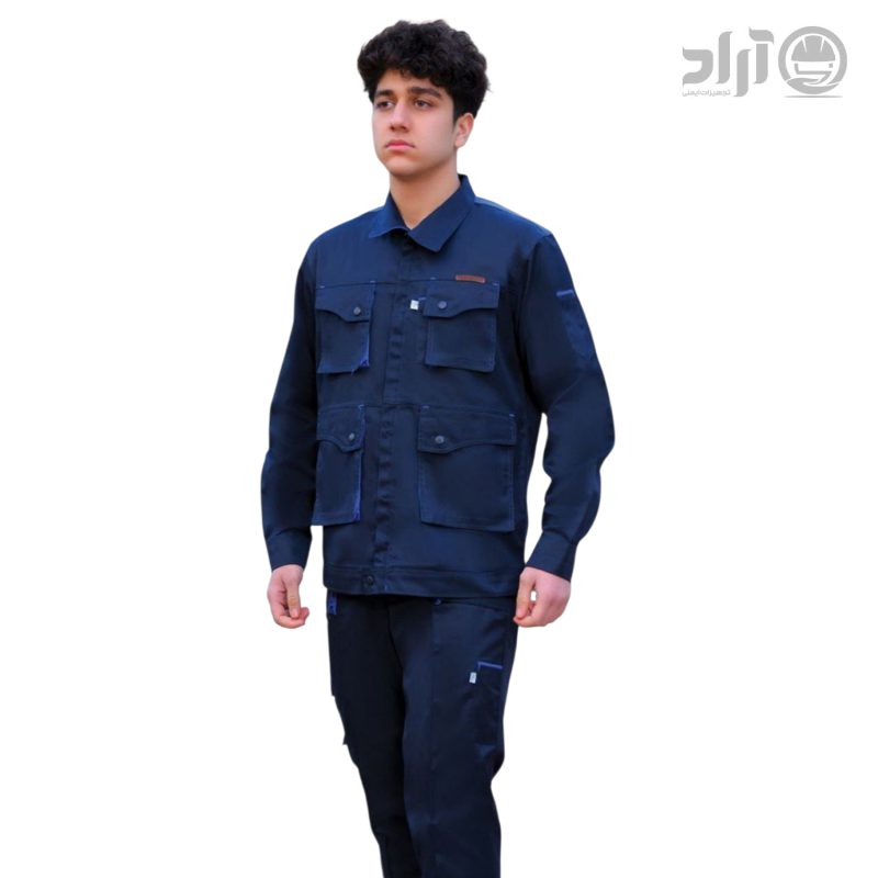 لباس کار پولاد آبی نفتی