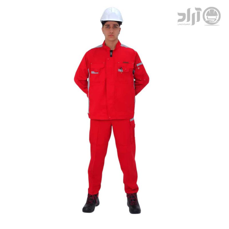لباس کار سهند قرمز