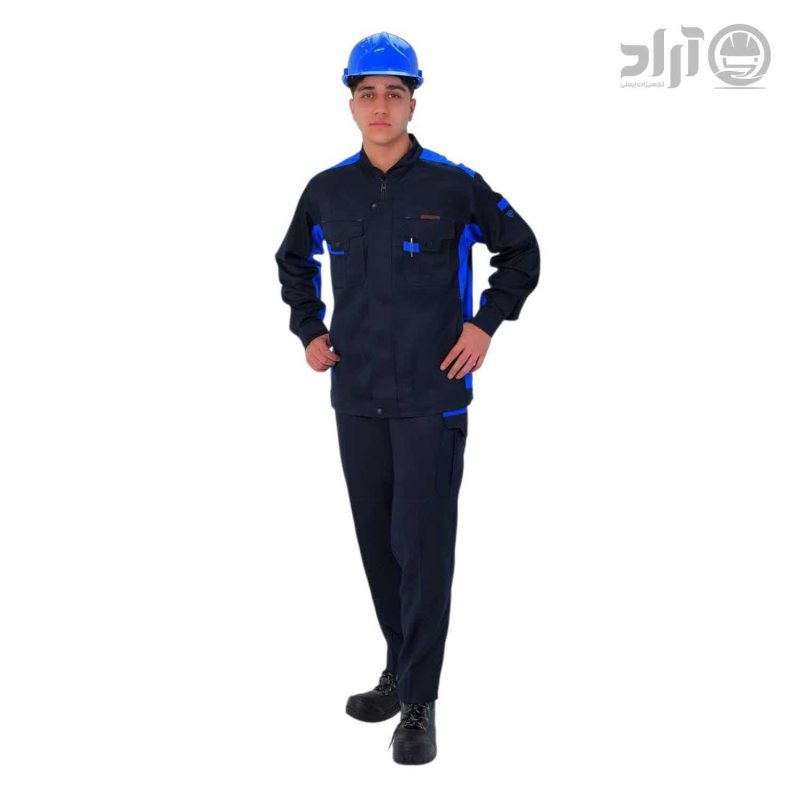 لباس کار سهند سورمه ای آبی