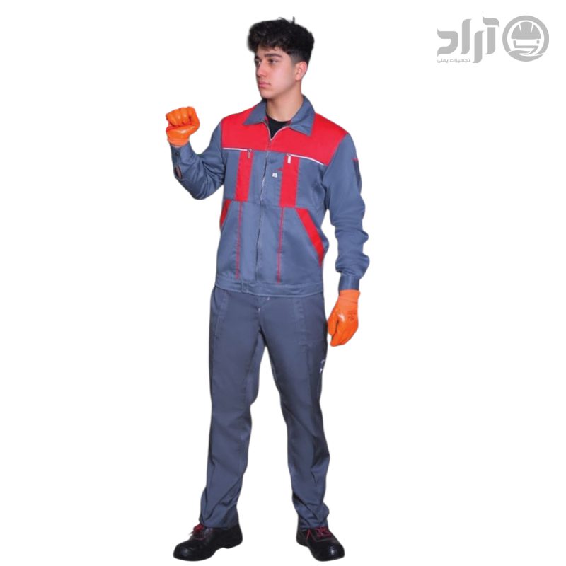 لباس کار ارسطو طوسی قرمز