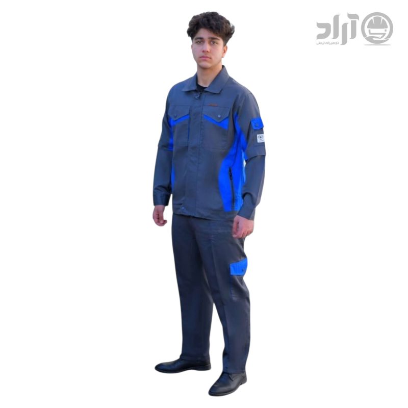 لباس کار سپهر طوسی آبی