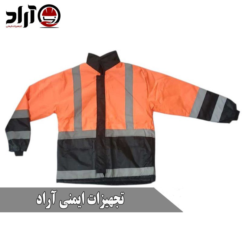 کاپشن عملیاتی دو رنگ نارنجی