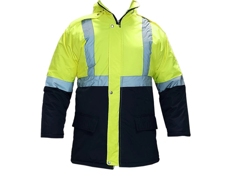 کاپشن راهداری مشکی فسفری