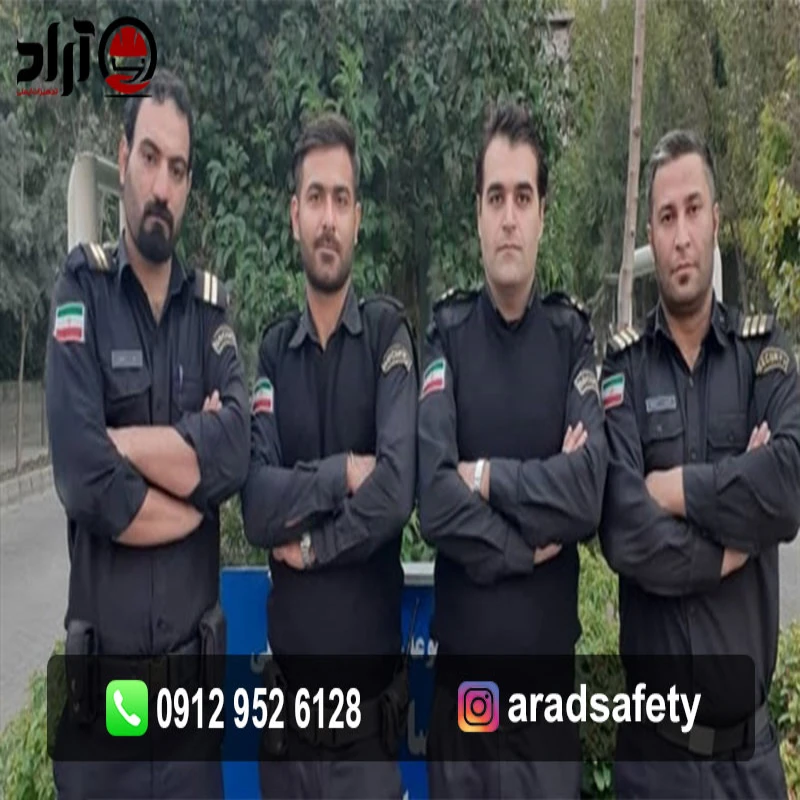 لباس فرم نگهبانی مشکی